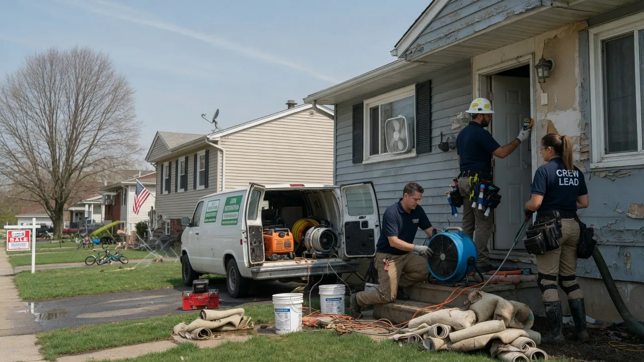 Flood Cleanup in Warsaw, OH near me