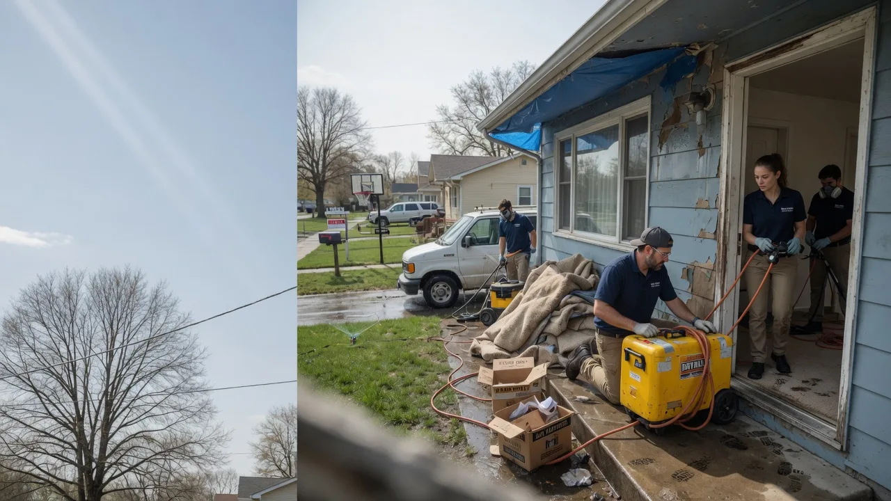 Basement Flood Cleanup in Warsaw, OH near me